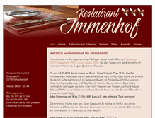 Tablet Screenshot of immenhof-sh.de